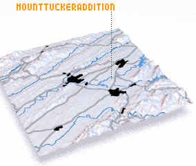 3d view of Mount Tucker Addition