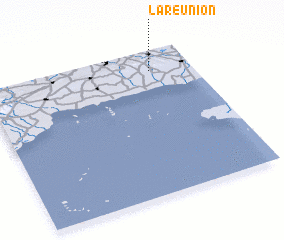 3d view of La Reunión