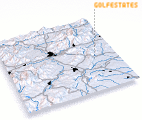 3d view of Golf Estates