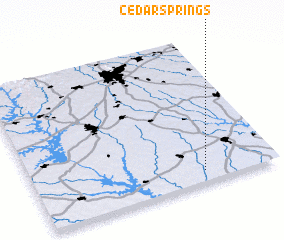 3d view of Cedar Springs