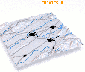 3d view of Fugates Hill