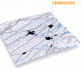 3d view of Cedar Grove