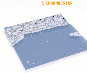 3d view of Sierra Maestra