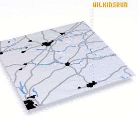 3d view of Wilkins Run