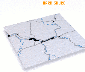 3d view of Harrisburg