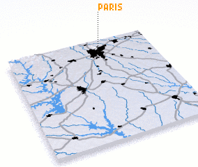 3d view of Paris