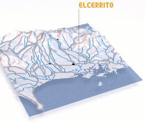 3d view of El Cerrito