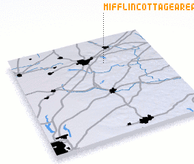 3d view of Mifflin Cottage Area