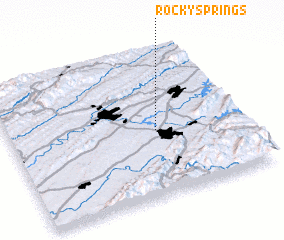 3d view of Rocky Springs