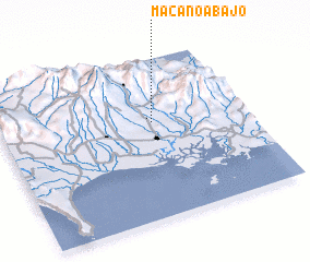 3d view of Macano Abajo