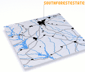 3d view of South Forest Estates