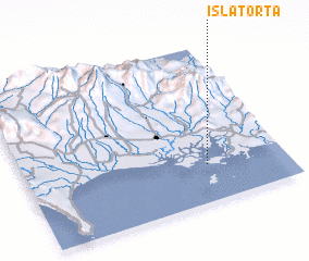 3d view of Isla Torta