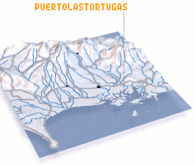 3d view of Puerto Las Tortugas