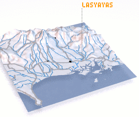 3d view of Las Yayas