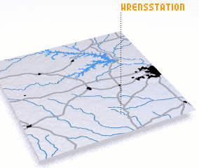 3d view of Wrens Station