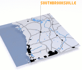 3d view of South Brooksville