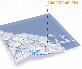 3d view of Río Oeste Afuera