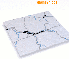 3d view of Greasy Ridge