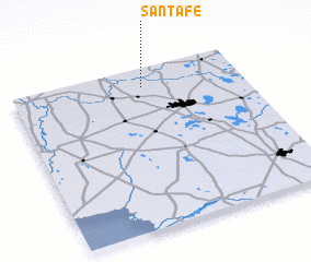 3d view of Santa Fe