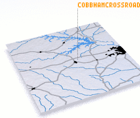 3d view of Cobbham Crossroads