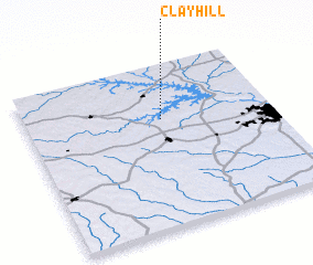 3d view of Clay Hill