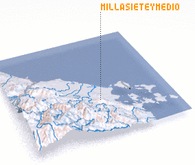 3d view of Milla Siete y Medio