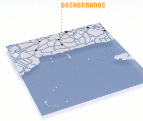 3d view of Dos Hermanos