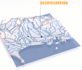 3d view of Dos Ríos Arriba