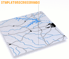 3d view of Stapletons Crossroads