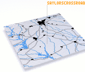 3d view of Saylors Crossroads