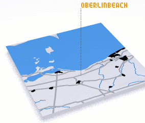 3d view of Oberlin Beach