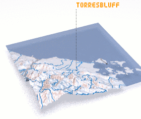 3d view of Torres Bluff