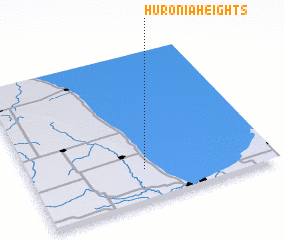 3d view of Huronia Heights