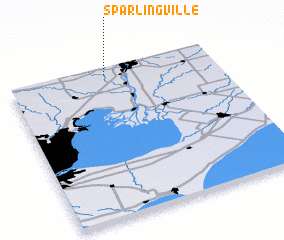 3d view of Sparlingville