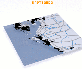 3d view of Port Tampa