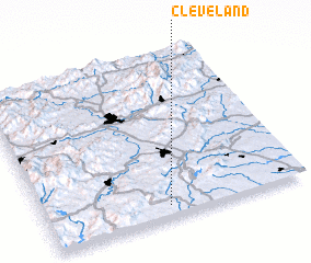 3d view of Cleveland