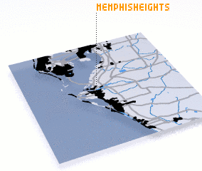 3d view of Memphis Heights