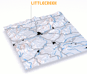 3d view of Little Creek