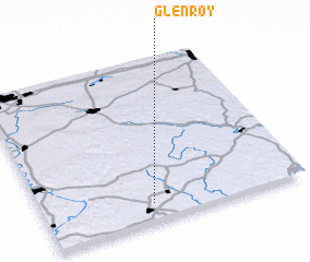 3d view of Glen Roy