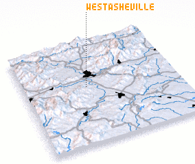 3d view of West Asheville