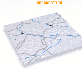 3d view of Broad Bottom