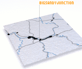 3d view of Big Sandy Junction