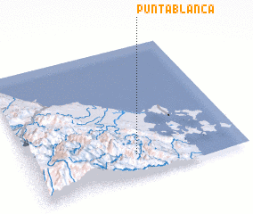 3d view of Punta Blanca