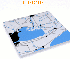3d view of Smiths Creek