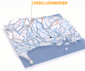 3d view of Cordillera Arriba