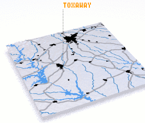 3d view of Toxaway