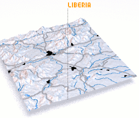 3d view of Liberia