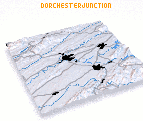 3d view of Dorchester Junction