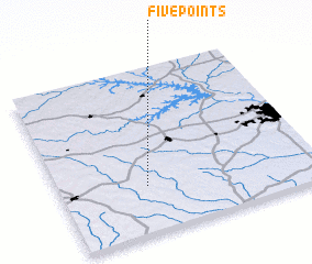 3d view of Five Points