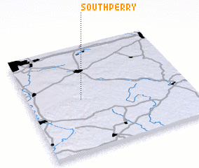 3d view of South Perry